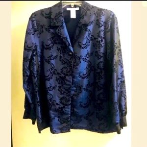 FREE! Sag Harbor Silky Textured Blazer